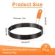 thumbnail image 2 of Uxcell 2Pcs Anillos para Huevo 6" Acero Inoxidable Antiadherente Anillo de Cocina para Pancakes con Mango de Silicona para Freír Huevos Sándwiches Tortillas Desayuno, 2 of 7