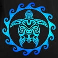 thumbnail image 3 of CafePress - Blue Tribal Turtle Sun Long Sleeve T Shirt - Women's Long Sleeve Graphic Tee Casual Fit, 3 of 4