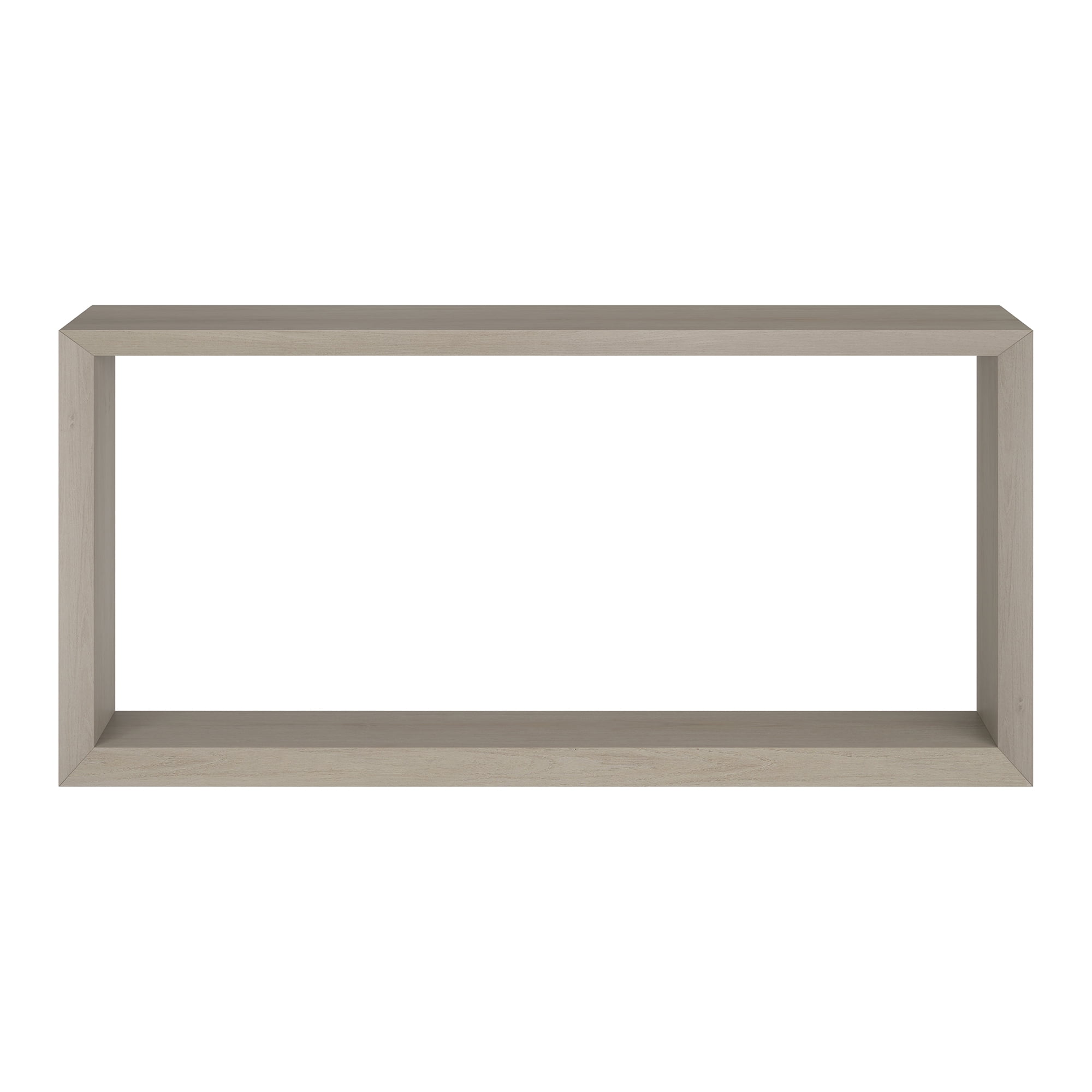 Evelyn&Zoe Modern Farmhouse 64" Wide Alder White Console Table