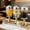 Gold, variant on Memoryfield 4.4 Gallon Stainless Steel Beverage Dispenser with Stand, Spigot & Drip Tray, Cold Drink Dispenser for Lemonade, Juice, Parties, Weddings & Catering, Gold