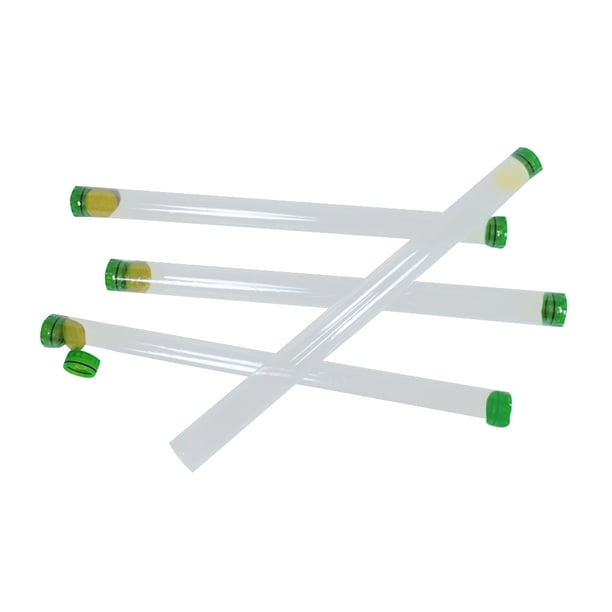 Tubo Flotador para Peces Likrtyny Flotadores Transparentes 5x40cm