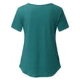 thumbnail image 4 of Fanxing Women 2PCS Breastfeeding Tee Shirts Layer Maternity Nursing Tops Short Sleeve Tunics Summer Feeding Blouse S,M,L,XL,XXL, 4 of 9
