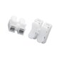 thumbnail image 4 of 26 piezas 2 terminales de crimpado eléctricos bloque de empalme conector de cable de terminal de conexión de doble fila resorte rápido prensa blanco, 4 of 6