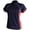 Navy/ Red/ White, variant on Finden & Hales Womens Coolplus Piped Sports Polo Shirt