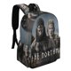 thumbnail image 2 of El Hombre del Norte-theme Backpack, Campus style schoolbag Bookbag with Adjustable Shoulder Straps And Large Zip Compartment, Unisex Travel Bags.42x30x15cm, 2 of 6