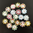 thumbnail image 3 of GUOOL 2X 100pcs Flat Wooden Flower Buttons Costume Shoes Sewing Fastener 20mm 2, 3 of 8