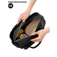 thumbnail image 2 of Luxtrada Lunch Bag Lunch Box Women - Leakproof Insulated Lunch Cooler Bag Lunch Tote Bags for Women (Black), 2 of 10