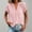 Pink, variant on LEKODE Cotton Boho Tops for Women Oversized T-shirts Peasant Blouses Cute Shirts Lace Top Button Down Shirts Solid Summer Tops Womens Boho Summer Tops Blackish Green L