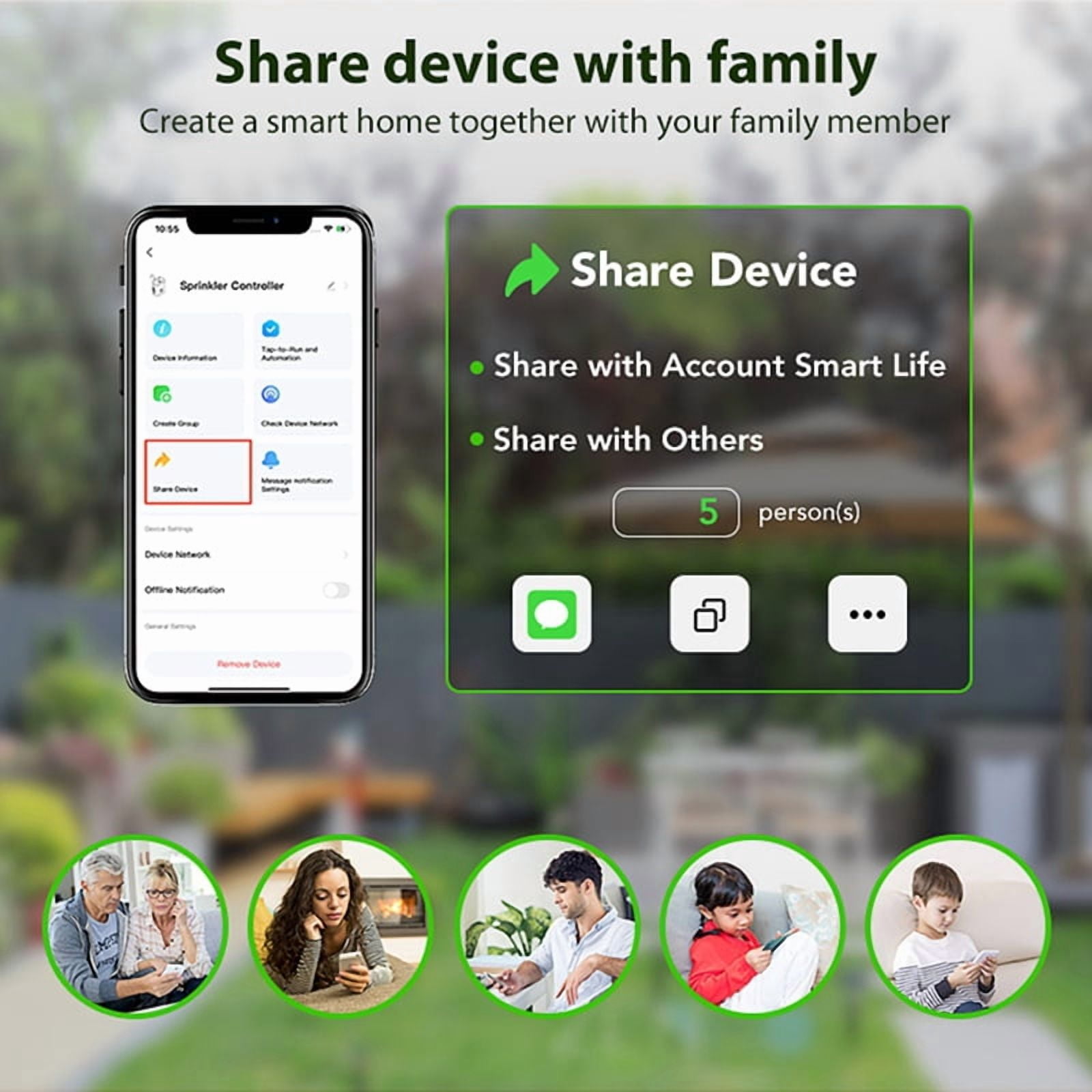 WIFI Intelligent Watering Device Pump Timed Automatic Drip Irrigation System Remote APP Controller for Garden Terrace