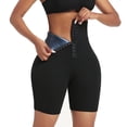 thumbnail image 5 of Lilvigor Sauna Sweat Shorts for Women High Waisted Workout Waist Trainer Body Shaper Thigh Slimmer Pants, 5 of 7