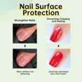 thumbnail image 5 of IMSOHOT Coffin Press on Nails Uñas postizas acrílicas largas Bailarina francesa Uñas postizas Pegamento en uñas Cubierta completa brillante Uñas con purpurina color nude con diseños de corazón rosa 24, 5 of 5