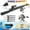 Black, variant on Piaoyu Outdoor Fishing and Hunting Slingshot with High Elasticity Rubber Band, Fishing Wheel, Fishing Dart and Other Accessories for Remote Shooting