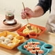 thumbnail image 5 of Platos para dumplings con compartimento para salsa Platos cuadrados para servir con bandeja para servir, 5 of 5