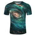 thumbnail image 4 of Mens Shirts Short Sleeve 3D Print Graphic Funny Colorful Summer Tee Shirts for Men M-3XL T Shirts for Men 3D Printed Breathable Tops Party, 4 of 6