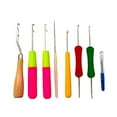 thumbnail image 1 of Crochet Kit for Beginners DIY Craft Set Sewing Tool Repair Stitches Hair Extension Wig Christmas Gift Sweater Braid Carpets, 1 of 8