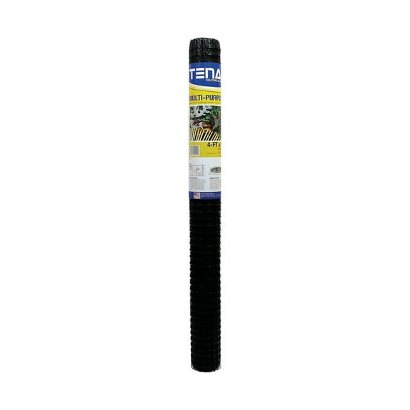 Tenax 2A090059 Muti-Purpose Multipurpose Net, 4' x 50', Black