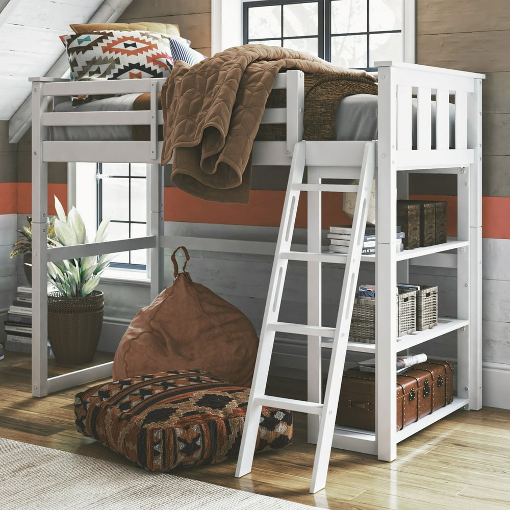 Better Homes & Gardens Kane Twin Loft Bed, Multiple Finishes Walmart