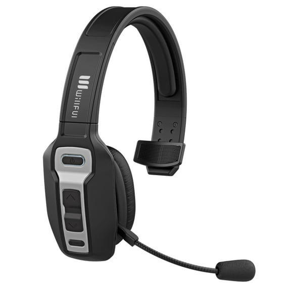 Willful MX Bluetooth Headset with Noise Cancelling Microphone, Mute Function for Car-Truck Driver, Business, Home, Office, Cell Phones, PC, Skype, Zoom