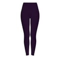 thumbnail image 4 of Levmjia Women's Casual Pants Fashion Solid Color Elastic Waist Long Straight Fitness Running Stretch Leggings Sports Daily Wear, 4 of 7