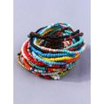 thumbnail image 5 of QQTDFG 10pcs/set Random Flower Decor Beaded Bracelet Women Bracelet Stackable Bracelet-default, 5 of 7