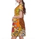 thumbnail image 2 of Easygdp Pies para Vestido Transpirable de Mujer, Vestido Suelto de Manga Corta con Pliegues y Bolsillos para el Verano, 2 of 6