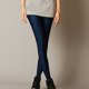 thumbnail image 2 of Gibobby Flare Leggings Pantalones Leggings fluorescentes recortados caramelo Pantalones elásticos mujer color aparalgazante（Azul marino， S), 2 of 3