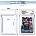 thumbnail image 2 of Ryhampaper 10 Pack 35 Pt. Empty Graded Card Holder PSA Style Slab for Trading Sports Cards Protector Case Clear, 2 of 8