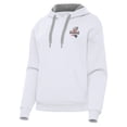 thumbnail image 2 of Women's Antigua  White New England Patriots 2025 AFC Champions Victory Hoodie, 2 of 3