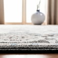 thumbnail image 4 of SAFAVIEH Liberty Deborah Oriental Polyester Area Rug, Dark Grey/Ivory, 5'3" x 7'7", 4 of 11