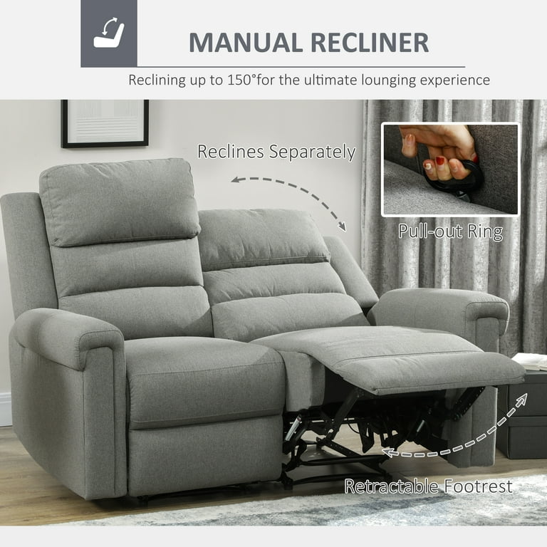 Linen reclining sofa hotsell