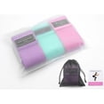 thumbnail image 2 of PARDELE | Kit de 3 Ligas | Resistencia para Ejercicio | Ejercicios en Casa y Gimnasio | 3 Niveles de Fuerza | Multifuncional para Yoga Pilates Crossfit | PARDELE 3 Pack Resistance Bands Tela, 2 of 8