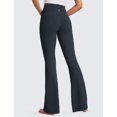 thumbnail image 2 of Pantalones CRZ YOGA Butterluxe tiro alto con cruzado en V y pierna acampanada 84 cm, 2 of 4