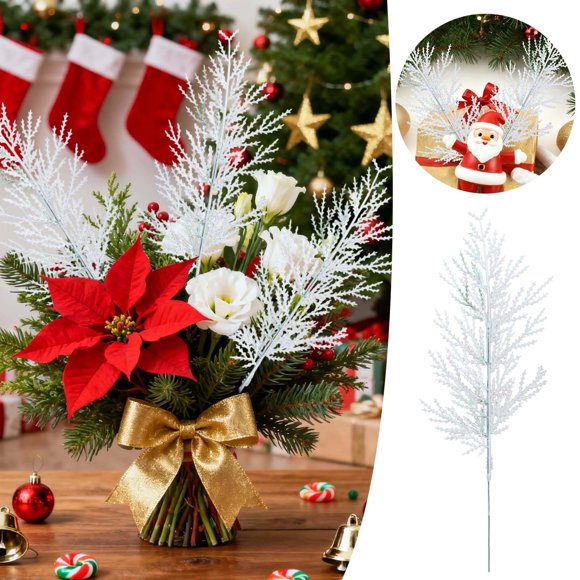 Greenery for Festive Seasonal Holiday Arrangements and Home Centerpieces 12PCS