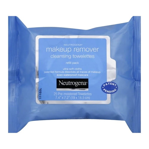 Neutrogena Makeup Remover Cleansing Towelettes Refill Pack 25 Ea, 2