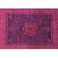 thumbnail image 1 of Ahgly Company Indoor Rectangle Abstract Pink Modern Area Rugs, 5' x 7', 1 of 4
