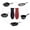 Black, variant on ZFSBZBS 1 Pack Silicone Hot Handle Holder Cover Cast Iron Handle Cover Silicone Pot Holders Heat Resistant Assist Pan Handle Sleeve Non-Slip Pot Handle Covers for Cast Iron Skillet Metal Pan(Black)