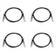 thumbnail image 1 of 4X Cable 2M 10G SFP + Cable Cable Twinax de Cobre de Conexión Directa Pasiva 30AWG Compatible para, 1 of 8