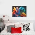 thumbnail image 4 of Picia Vibrant Fluid Motion Art Pattern Decorative Picture – Unique Wall Art, Modern Canvas Print for Trendy Interiors (Horizontal), 4 of 6
