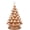 Gingerbread + White, variant on Best Choice Products Ceramic Christmas Tree Pre-lit Hand-Painted Tabletop Holiday Tree, Gingerbread Red/White/Grn Lights