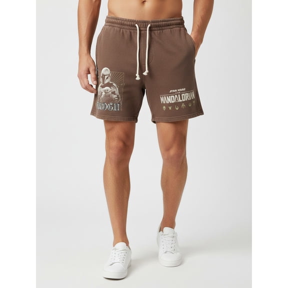 Star Wars' The Mandalorian Men's & Big Men's Jogger Shorts, Sizes XS-3XL