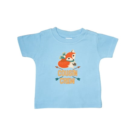 

Inktastic Cousin Crew Outfit Fox Gift Baby Boy or Baby Girl T-Shirt