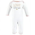 thumbnail image 4 of Hudson Baby Infant Girl Cotton Coveralls, Love At First Sight, 6-9 Months, 4 of 5