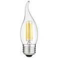 thumbnail image 2 of SUNLITE 80421-SU 4 Watt Flame Tip Lamp Medium (E26) Base Warm White 2700K, 2 of 2