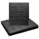thumbnail image 1 of Uxcell 20 piezas de paneles de pared 3D autoadhesivos, impermeables, diseño de ladrillo de 13.8"x15.2" para baño, cocina y sala, color negro, 1 of 7