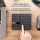 thumbnail image 2 of Numeric Keypad, 35 Keys Portable USB Wireless Numeric Keypad, Rechargeable Ultra-Quiet External Numeric Keypad for Macbook/macbook Pro/air, 2 of 5