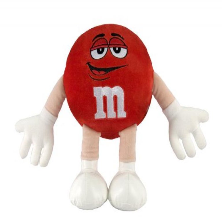 M&M Plush Character Doll Red 12 inch 2001