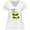 AA-White, variant on Inktastic Cute Bee Initial B Women's Plus Size V-Neck T-Shirt