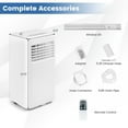 thumbnail image 3 of COZITO 6000 BTU Portable Air Conditioner 3-in-1, Cools 250 Sq Ft with Dehumidifier and Adjustable Fan, 3 of 11