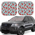 thumbnail image 1 of Balery Watermelon Parasol para parabrisas de coche de 2 piezas | Parasol plegable para parabrisas delantero de coche para la mayoría de sedanes-Large, 1 of 6