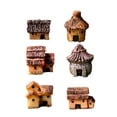 thumbnail image 1 of Ensemble de 6 Petites Maisons Mini Adorables en Résine pour Décorations de Jardin Féerique et Terrariums, 1 of 9